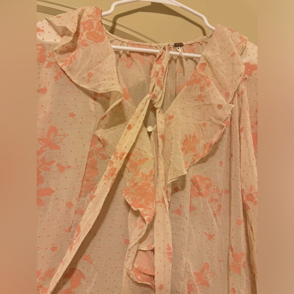 NWOT Free People Dreamland Floral Tunic | XSmall | Tea Combo - Picture 9 of 11